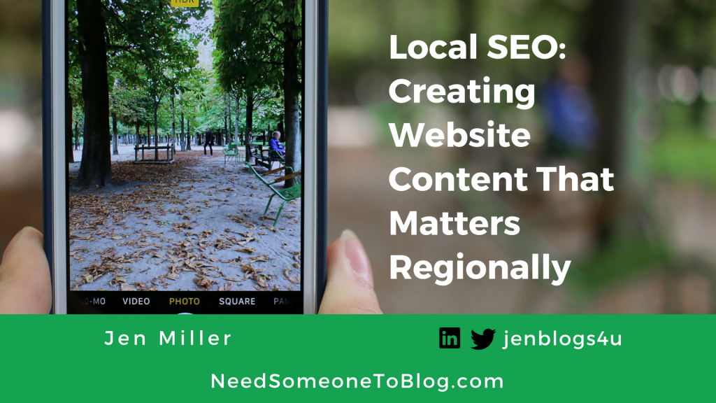 Talk on WordCamp Europe on Local SEO by Jen Miller